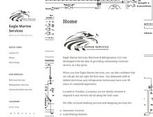 Tablet Screenshot of eagle-marine.net